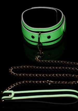 Kink in the Dark Glowing Collar & Leash - Afbeelding 5