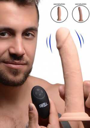 Swell 7X Inflatable & Vibrating 8.5" Silicone Dildo - Afbeelding 4