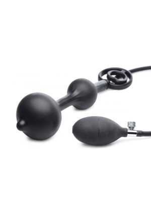 Inflatable Silicone Anal Plug + Cock & Ball Ring - Afbeelding 3