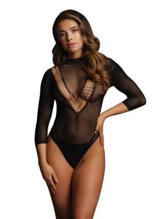 Short sleeve teddy - Black - O/S - Afbeelding 1