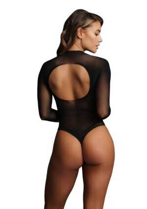 Short sleeve teddy - Black - O/S - Afbeelding 2