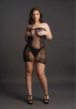 Strapless Mini Dress - Black - OSX - Afbeelding 7