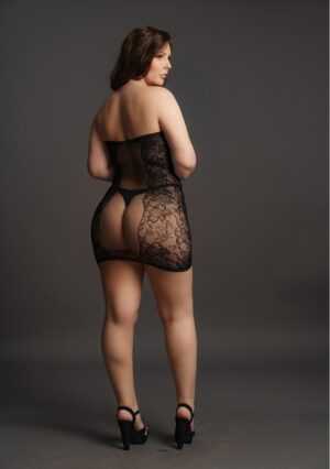 Strapless Mini Dress - Black - OSX - Afbeelding 8