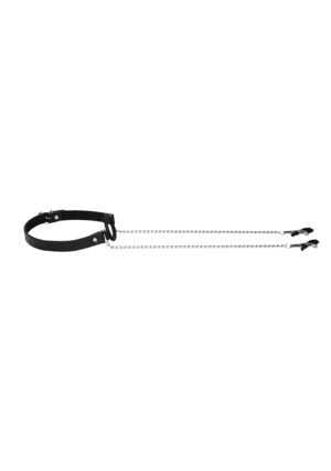 O-Ring With Nipple Clamps - Black - Afbeelding 6