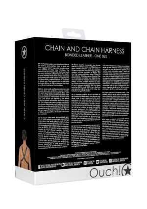Chain And Chain Harness - One Size - Black - Afbeelding 3