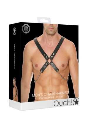 Men's Chain Harness - One Size - Black - Afbeelding 2