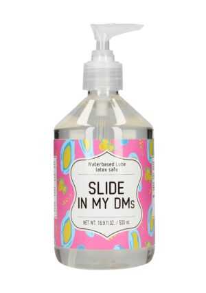 Waterbased Lube - SLIDE IN MY DMs - 500 ml - Afbeelding 1