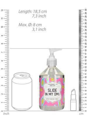 Waterbased Lube - SLIDE IN MY DMs - 500 ml - Afbeelding 2
