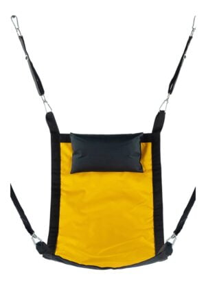 Rectangular canvas sling - 4 points - Full set - Yellow