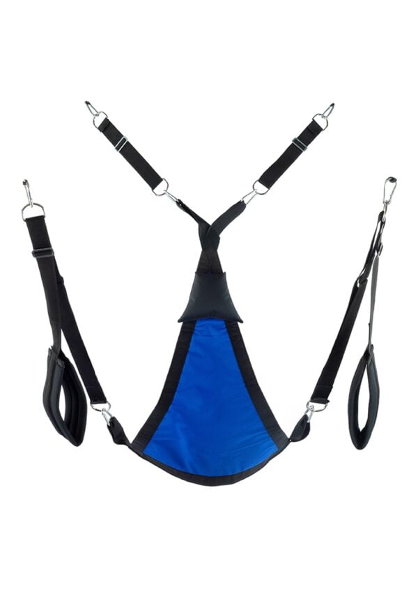 Triangle canvas sling - 3 or 4 points - Full set - Blue