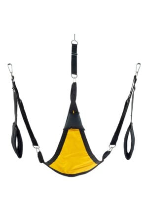 Triangle canvas sling - 3 or 4 points - Full set - Yellow