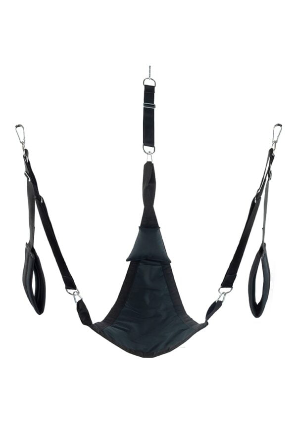 Triangle canvas sling - 3 or 4 points - Full set - Black