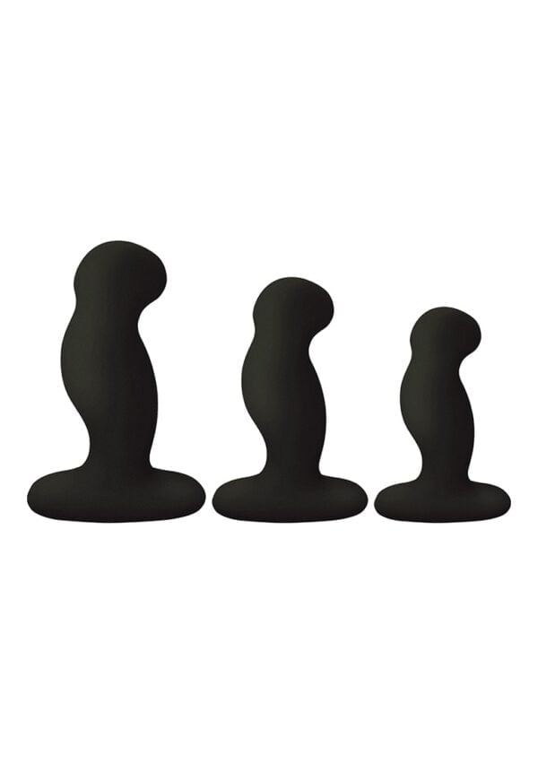 pgpt002 1.jpg GPLAYTRIO+ Unisex Rechargeable Vibrator Pack S/M/L - Black