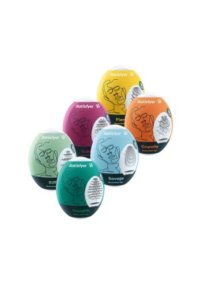 Masturbator Egg Set - Assorted - 6 pcs - Afbeelding 1