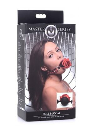 Silicone Ball Gag with Rose - Afbeelding 2