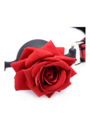 Silicone Ball Gag with Rose - Afbeelding 4