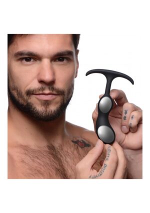 Premium Silicone Weighted Prostate Plug - Small - Afbeelding 3
