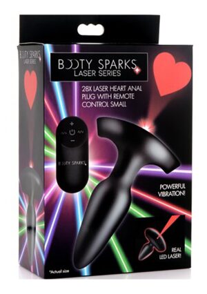 Laser Heart Small Anal Plug w/ Remote Control - Afbeelding 2