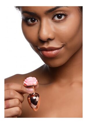 Pink Rose Gold Small Anal Plug - Afbeelding 4