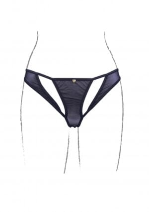 Milou - Brief Open Crotch Golden Details - Black - OS - Afbeelding 9