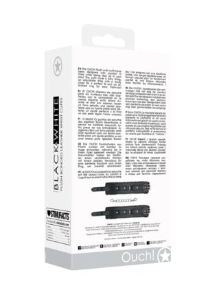 Plush Bonded Leather Hand Cuffs - With Adjustable Straps - Afbeelding 3