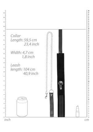 Velcro Collar With Leash And Hand Cuffs - Afbeelding 5