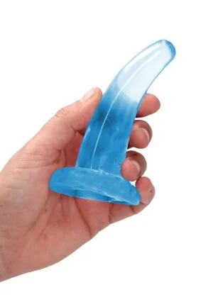 4.5'' / 11.5cm Non Realistic Dildo Suction Cup - Blue - Afbeelding 5