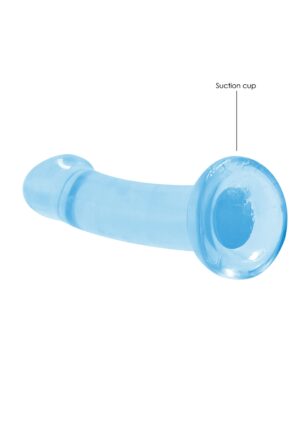 6.7'' / 17cm Non Realistic Dildo Suction Cup - Blue - Afbeelding 4