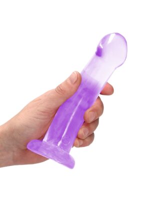 6.7'' / 17cm Non Realistic Dildo Suction Cup - Purple - Afbeelding 5