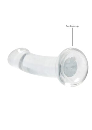 6.7'' / 17cm Non Realistic Dildo Suction Cup - Transparent - Afbeelding 4