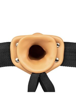 Hollow Strap-on without Balls - 10'' / 24.5 cm - Tan - Afbeelding 4