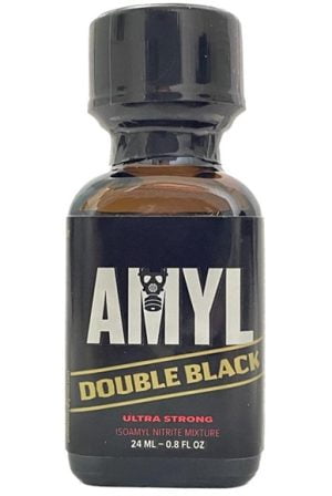 amyl double black poppers 24ml