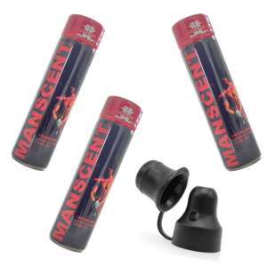 man scent tall poppers 20ml 3pack & poppers sniffer cap for