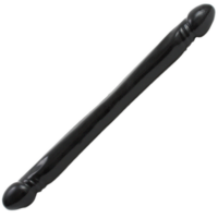 Smooth Double Header Black 18inch (45x4cm)