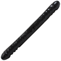 Veined Double Header Black 18inch (45x4cm)