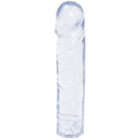 Crystal Jellies - 8 Inch Classic Dong - Transparent