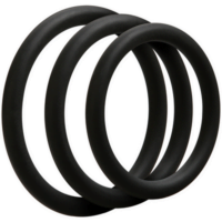 OptiMALE C-Ring 3 Set Black Thin