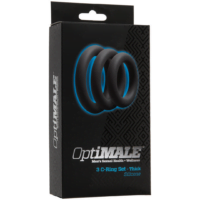 OptiMALE C-Ring 3 Set Slate Thick