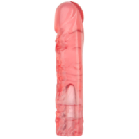 Vac-U-Lock 8" Pink Crystal Jellie Dong (20xcm)