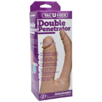 Vac-U-Lock Natural Double Penetrator