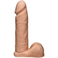 Vac-U-Lock UR3 Cock With Ultra Harness - 8 Inch - White