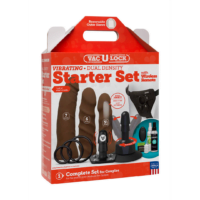 Vibrating Dual Density Starter Set - Chocolate