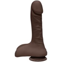 The D  - Super D - Realistic ULTRASKYN Dildo met Ballen - 9 / 22 cm