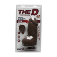 Fat D - 8 Inch with Balls - ULTRASKYN - Chocolate