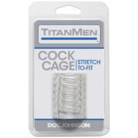 TitanMen - Stretch Cock Cage Clear