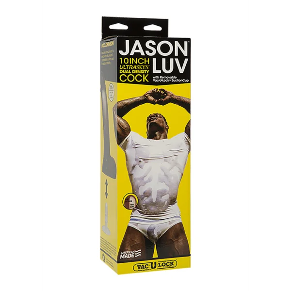Jason Luv - 10 inch Ultraskyn Cock - Vac-U-Lock Suction Cup - B