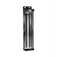 Bolted Deluxe Silicone Urethral Sounds - Black