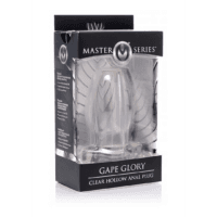 Gape Glory Clear Hollow Anal Plug - Transparent