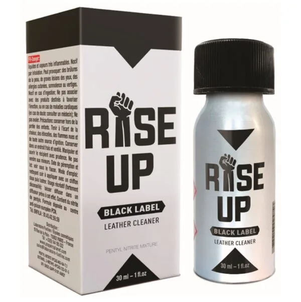 rise up black label poppers aluminium 30ml rise up black label poppers aluminium 30ml