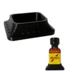 no flip bottle holder 24/25ml square bottle black